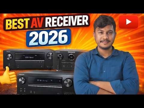 Best AV Receivers 2026 | Dolby Atmos, DTS:X, 8K & 4K HDMI