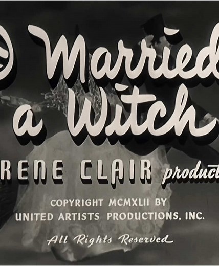 I Married a Witch (1942) - A Classic Romantic Fantasy