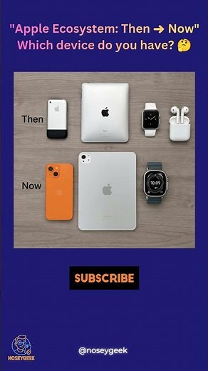 Apple Ecosystem: THEN vs NOW