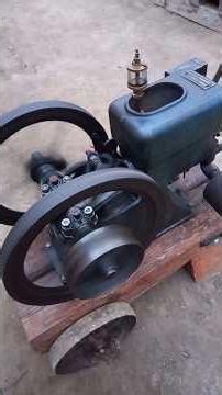 Hit & Miss Jaeger engine build in 1923 , a beautiful pice of history