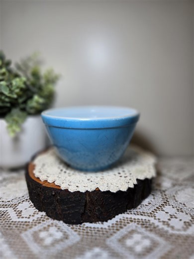 Vintage Pyrex Primary Blue Mixing Bowl | Unnumbered Early Release | Mid-century Kitchen Collectible - Etsy