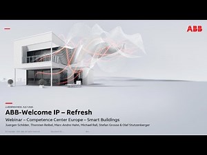 Webinar about ABB-Welcome IP – Refresh (Door entry system)
