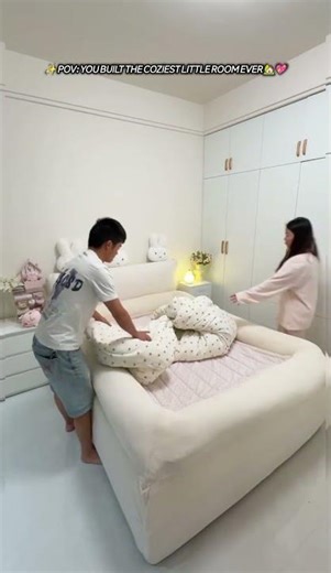 Cozy Human Doghouse Room Makeover 🏡✨ #shorts