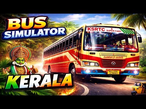 Bus Simulator Kerala Gameplay 😱 KSRTC Bus Driving in Kerala | Realistic Bus Simulator Game