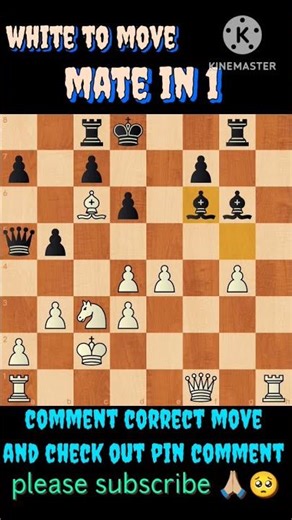 3 Second Chess Test 🧠 Can You Find Mate in 1?