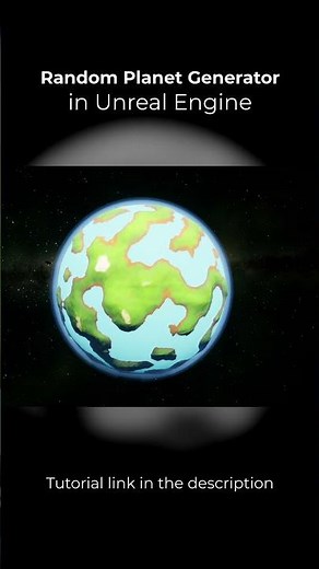 Unreal Engine 5 Random Planet Generator