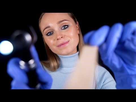 ASMR | Doctor does your ENT exam (ears, nose & throat)