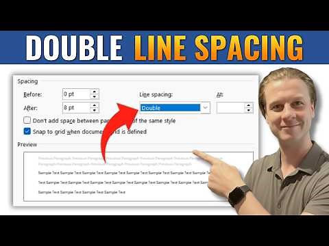 How To Double Space in Word