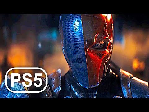BATMAN PS5 DEATHSTROKE Boss Fight 4K ULTRA HD - Batman Arkham Origins