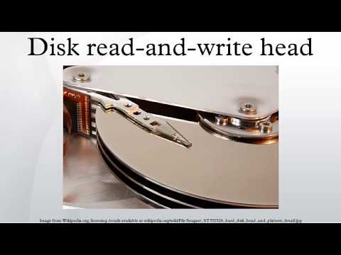Disk read-and-write head