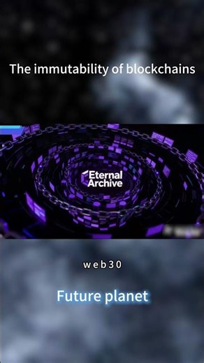 The immutability ofblockchains#learn #web3 #blockchain