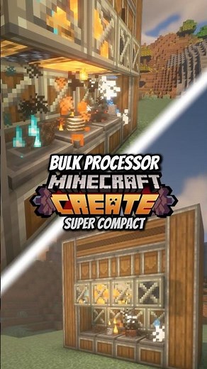Bulk Processor Minecraft Create Mod #minecraft #createmod