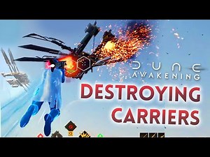 DUNE AWAKENING PVP IS INSANE - Destroying Carriers & Ground Fights