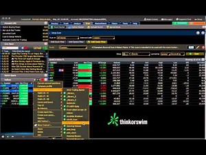 Setting up a custom scan in thinkorswim [no audio]