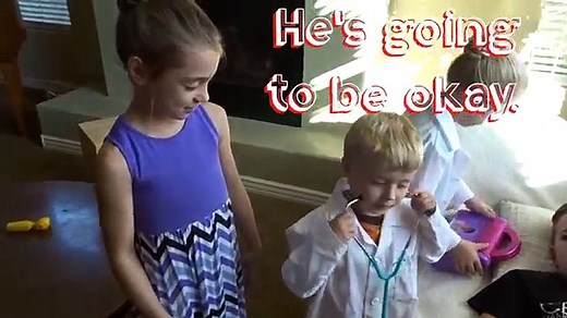 PLAYING DOCTOR GOES WRONG! LITTLE BROTHER and SISTER REVENGE TRY NOT TO LAUGH CHALLENGE