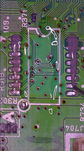 Non-programmable ROM #repair #ic #soldering