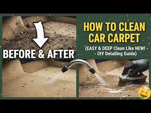 HOW TO CLEAN CAR CARPET (EASY & DEEP Clean Like NEW! - DIY Detailing Guide)