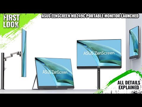 ASUS ZenScreen MB249C Portable Monitor Launched - Explained All Spec, Features And More