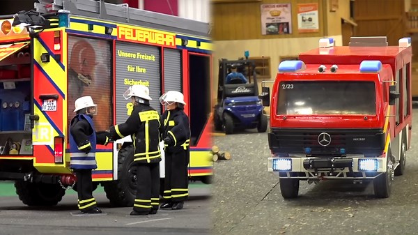 RC Firefighters Tackling Fire and Oil Accident Crisis