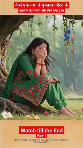 Why Did a Snake Come to a Crying Girl? #fact #snake #kahaniya #snakelovestory #kahani