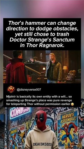 Mjolnir Had One Petty Moment in Thor Ragnarok