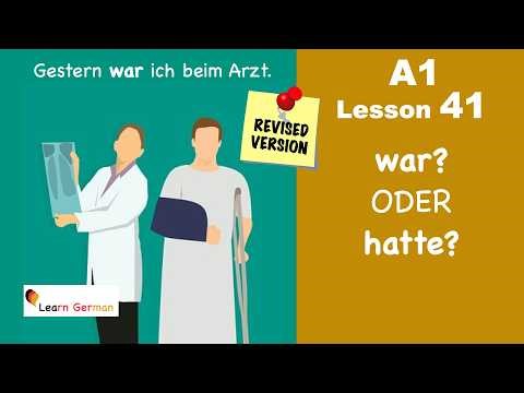 A1 - Lesson 41 | war oder hatte | Learn German for beginners