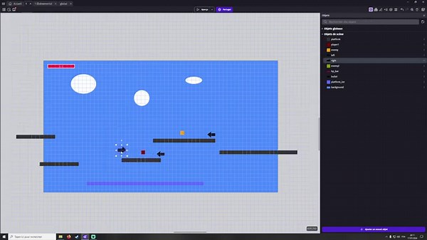#12 GDEVELOP - CREER UN FOND POUR VOTRE SCENE