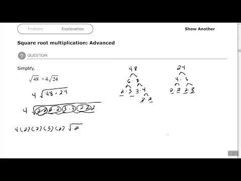 Square root multiplication Advanced