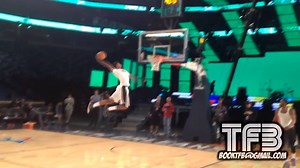 Terrence Ross ➡️ John Wall ➡️ Paul George 2014 NBA Slam Dunk Contest practice 👀 via Team Flight Brothers: World's Best Dunkers | Whistle Sports