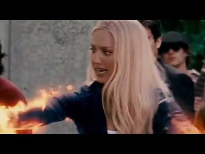 Fantastic 4: Rise of the Silver Surfer (2007) - Invisible Women (Susan Storm) Turns Into Human Torch