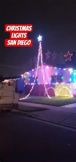 Christmas lights in San Diego