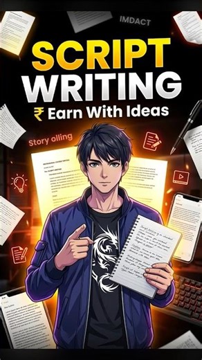Students के लिए 5 Best Skills 💰 | Pocket Money खुद कमाओ (Part-3 SCRIPT WRITING )