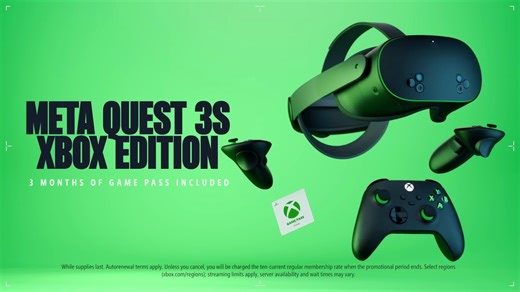 Meta Quest 3S Xbox Edition - Official Unveiling Limited Edition Trailer