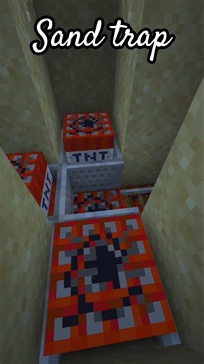 minecraft sand trap design #minecraft #build