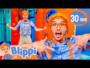 Wiggle it Out!🪩 | Blippi Songs 🎶| Educational Songs For Kids