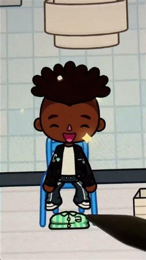 Giving a makeover to a nerdy kid… #tocaboca #fun