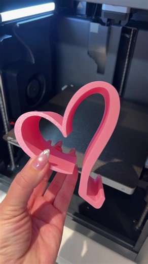 Heart Shaped Phone Stand for Valentine's Day