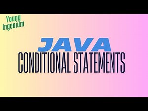Conditional Statement in Java ( if else).