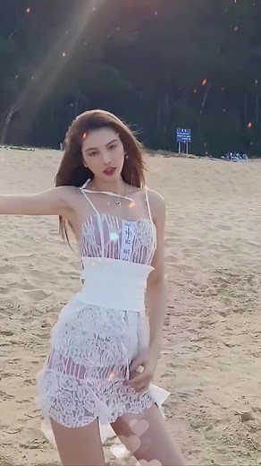 Stunning Beach Fashion Display in Japan