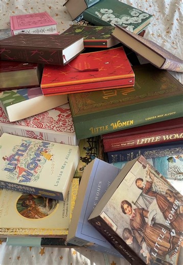 Louisa May Alcott the genius that you are 🙌🏻 #littlewomen #collection #booktok #books #bookish