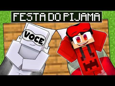 P3DRU convidou VOCÊ para uma FESTA DO PIJAMA no Minecraft