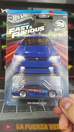 NISSAN MAXIMA "VINCE" HOT WHEELS SILVER SERIES (2026) FAST AND FURIOUS 25TH ANNIVERSARY #hotwheels