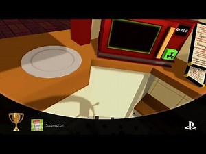 Job Simulator making soup and soup into a meal