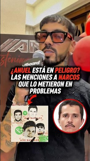 IS ANUEL IN DANGER? The NARCO references that got him into TROUBLE 😳 #anuelaa #anuel