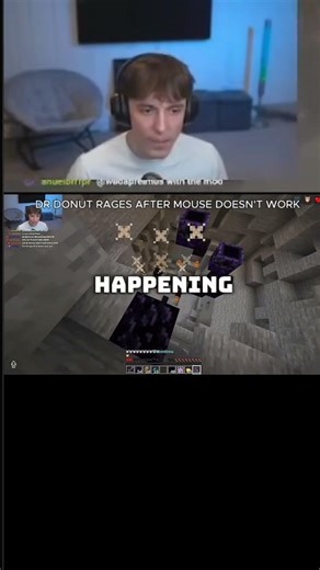 Dr Donut Rages after his mouse stops working