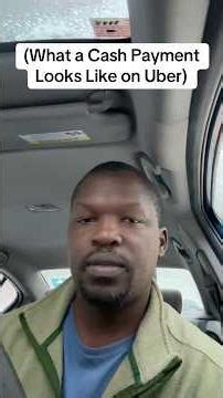 What a cash payment on Uber #lyft #gig #uber