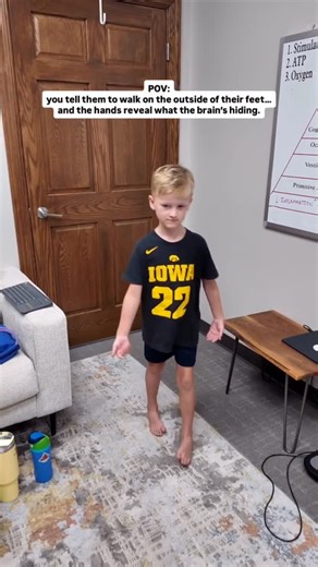 Dr. Josh Madsen D.C., FIBFN-FN | This is a reflex test. Ask your child to walk on the outside edges of their feet. Their arms should swing naturally, just like in a normal... | Instagram