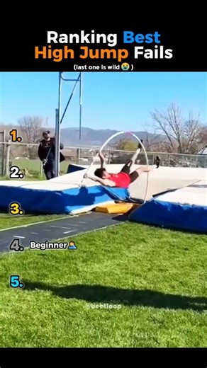 Ranking BEST High Jump Fails💀 #fails