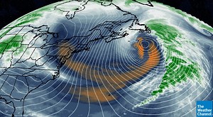 8.5K views · 282 reactions | Wind, snow, and Arctic cold moved into the Northeast yesterday, setting the stage for what #Jacob will bring this weekend. | The Weather Channel | Facebook