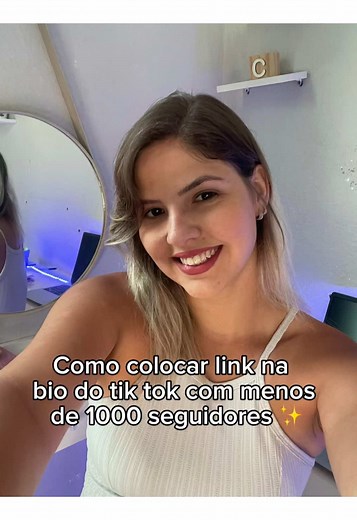Como colocar link na bio do TikTok com menos de 1000 seguidores